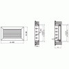 Вентиляционная решетка двухрядная регулируемая АДН, АДР