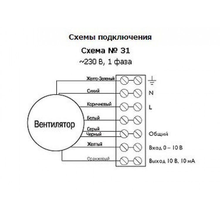 Схема подключения вентилятора с конденсатором 220в с конденсатором